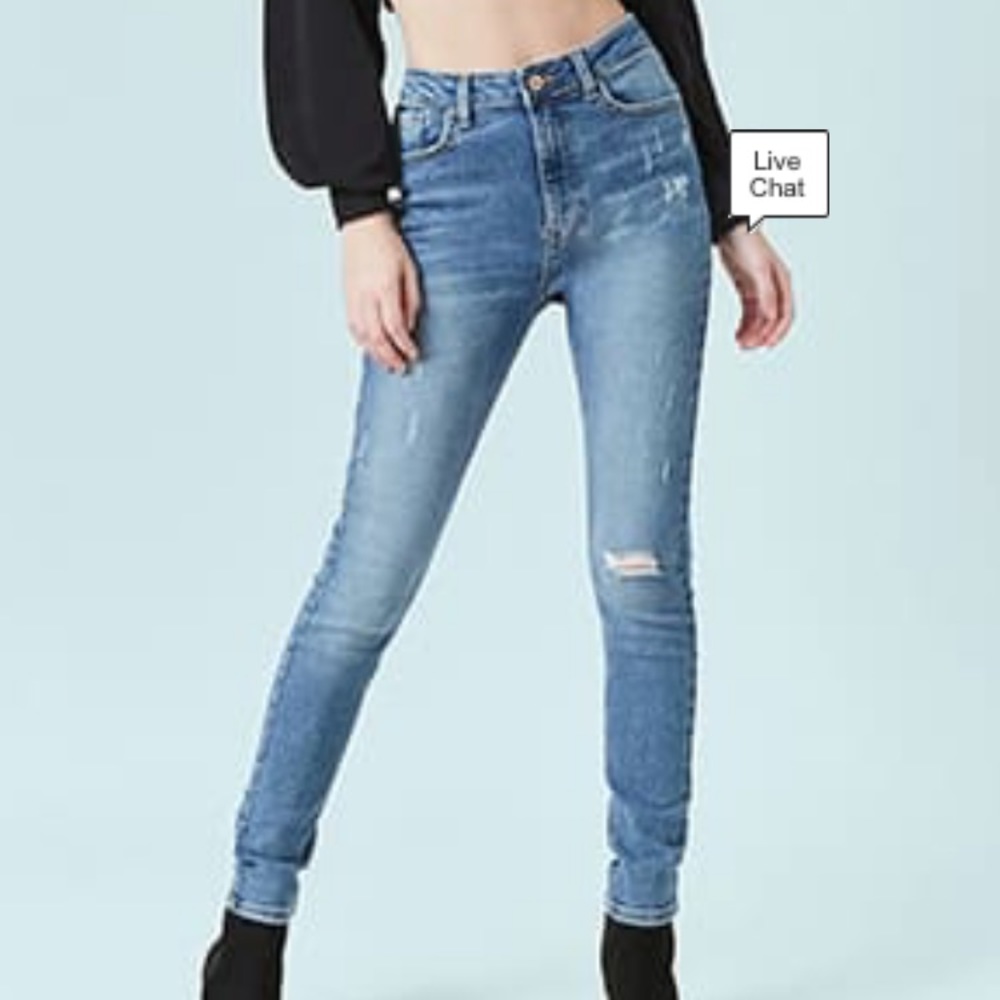 F21 stretch High waisted jeans